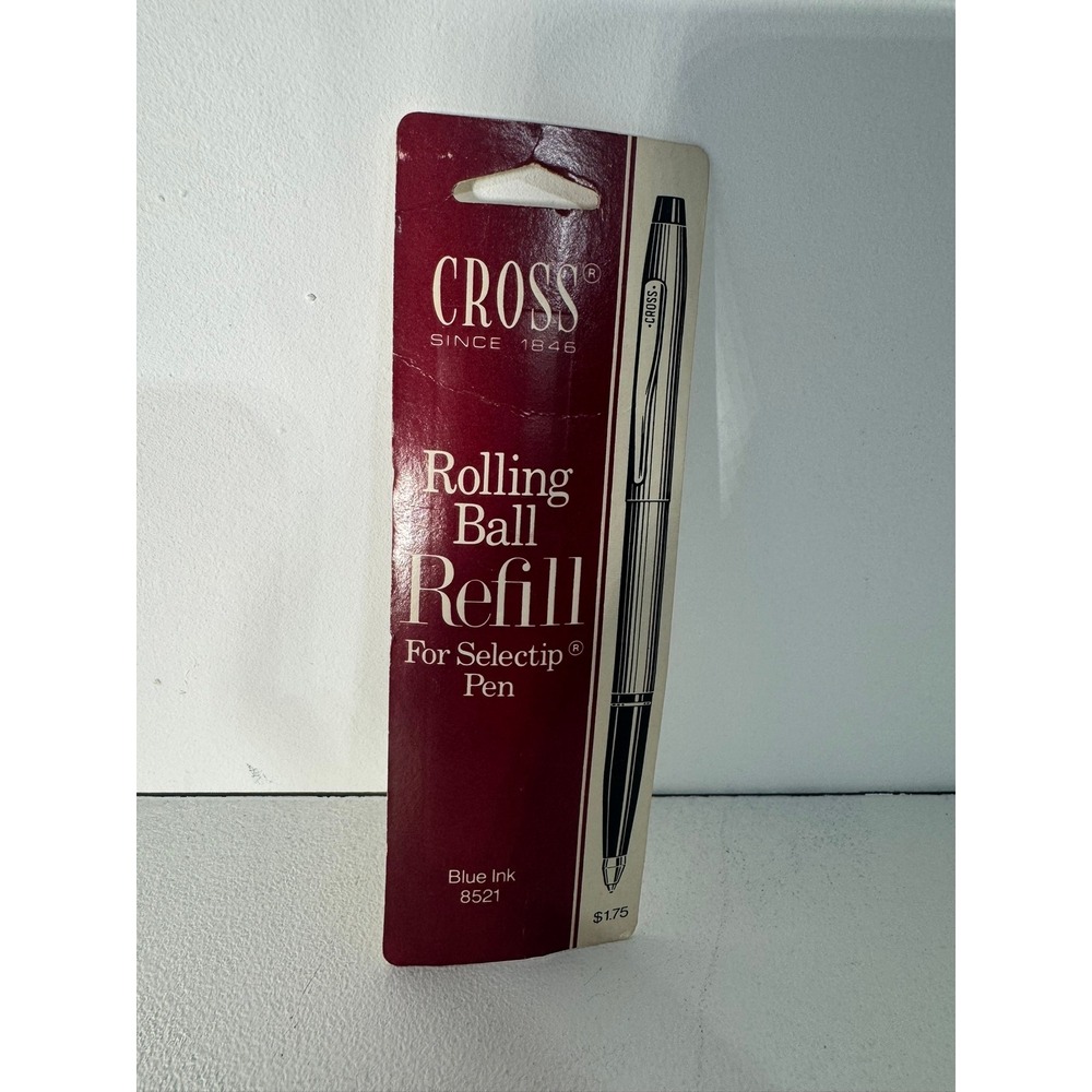Vintage Cross Selectip Pen Refills Lot Blue Black Red Fine Medium 8521 USA Made